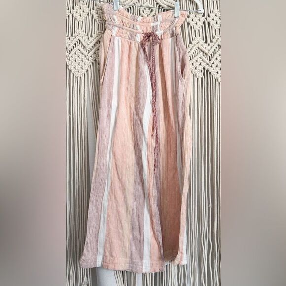 Free People Pants - Free People Hamilton Striped Cotton Palazzo Pants Women’s XS (GUC)